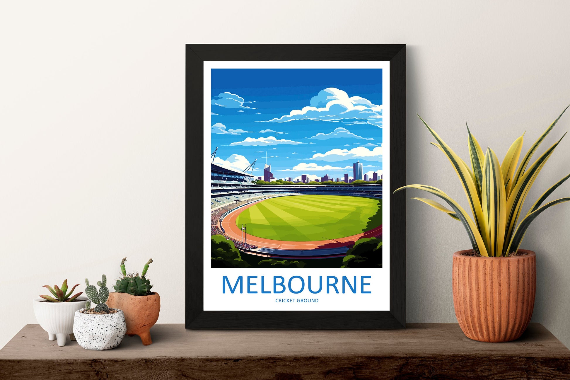Melbourne Cricket Ground Travel Print Wall Art Melbourne Cricket Ground Wall Hanging Home Décor Melbourne Cricket Ground Gift Art Lovers