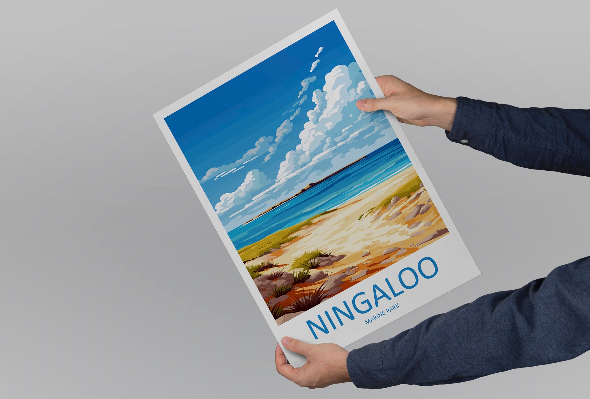 Ningaloo Marine Park Travel Print Wall Art Ningaloo Marine Park Wall Hanging Home Décor Ningaloo Marine Park Gift Art Lovers