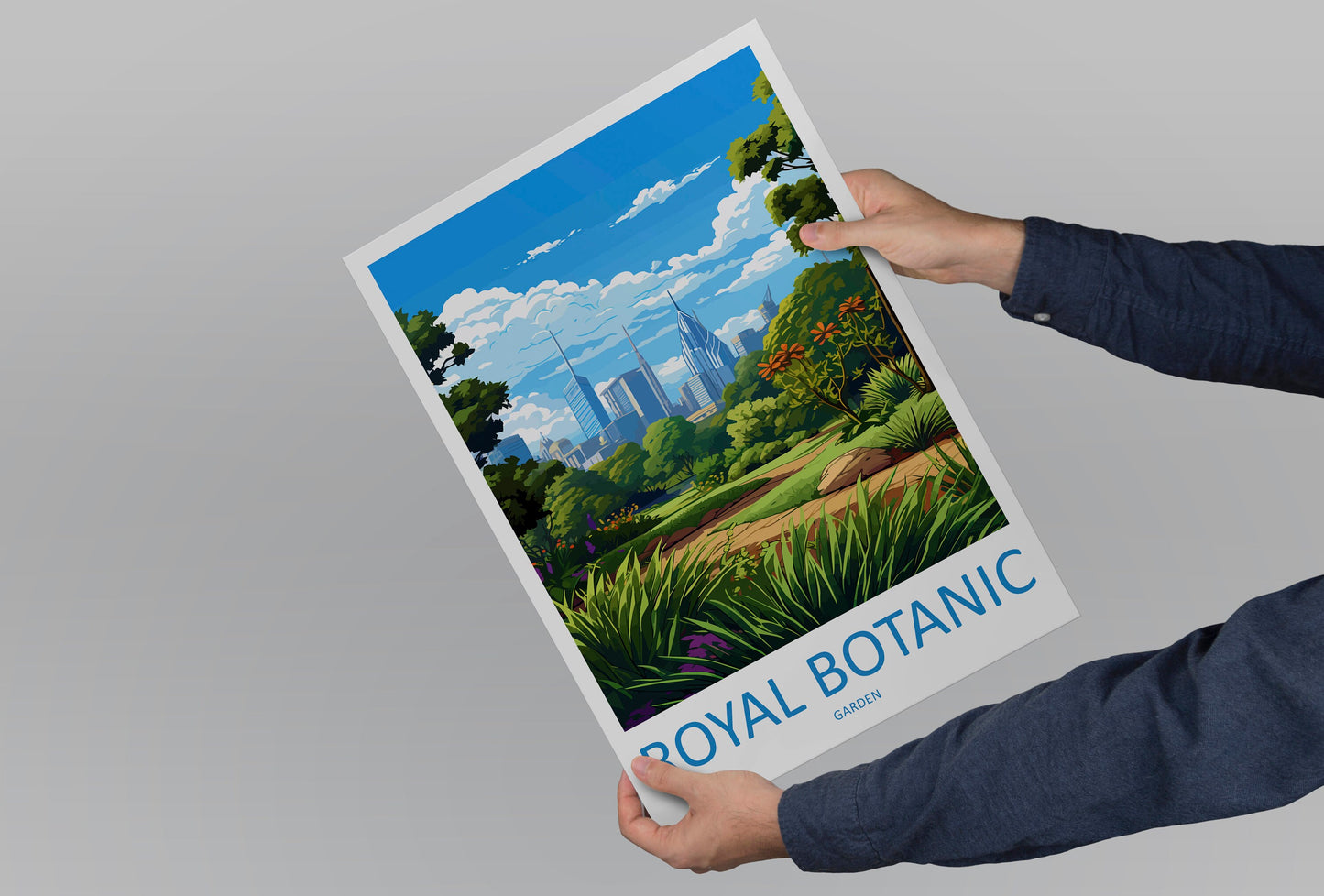 Royal Botanic Garden Travel Print Wall Art Royal Botanic Garden Wall Hanging Home Décor Royal Botanic Garden Gift Art Lovers