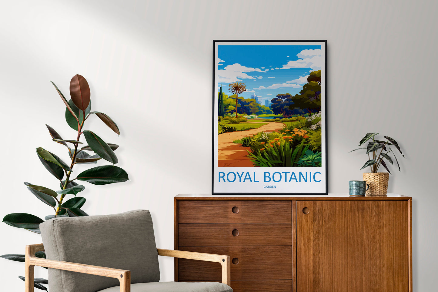 Royal Botanic Garden Travel Print Wall Art Royal Botanic Garden Wall Hanging Home Décor Royal Botanic Garden Gift Art Lovers