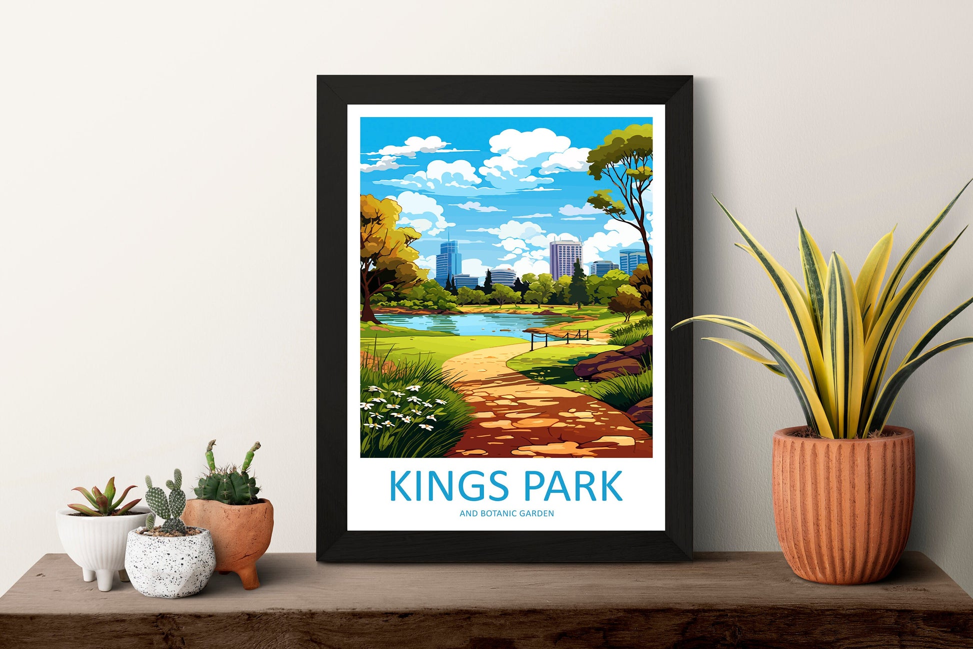 Kings Park Royal Botanic Garden Travel Print Wall Art Kings Park Royal Botanic Garden Wall Hanging Home Décor Kings Park Royal Botanic