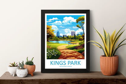 Kings Park Royal Botanic Garden Travel Print Wall Art Kings Park Royal Botanic Garden Wall Hanging Home Décor Kings Park Royal Botanic