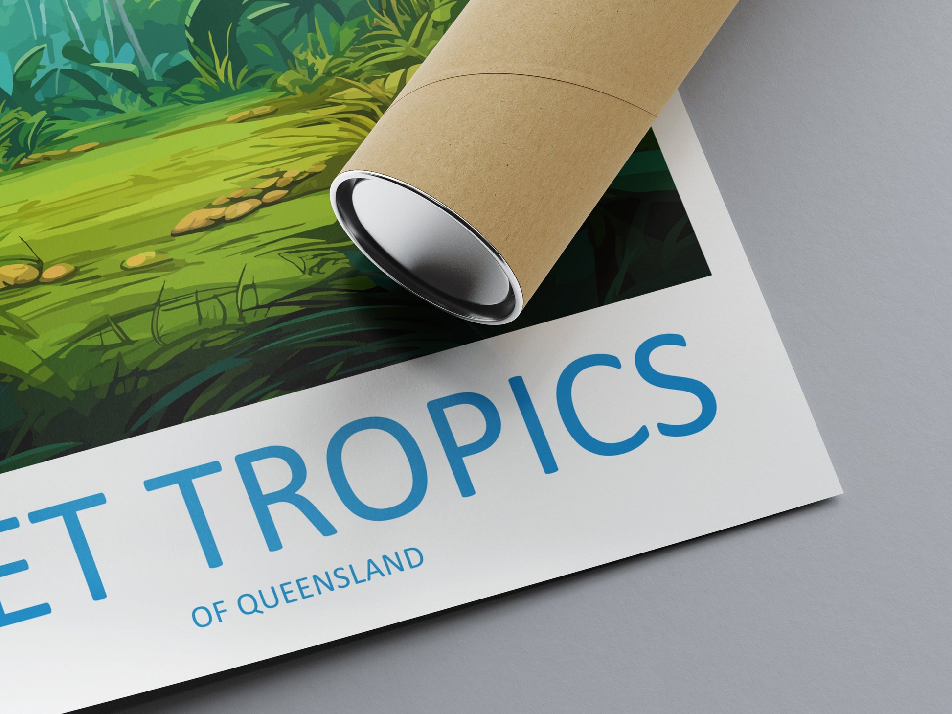 Wet Tropics Of Queensland Travel Print Wall Art Wet Tropics Of Queensland Wall Hanging Home Décor Wet Tropics Of Queensland Gift Art Lovers