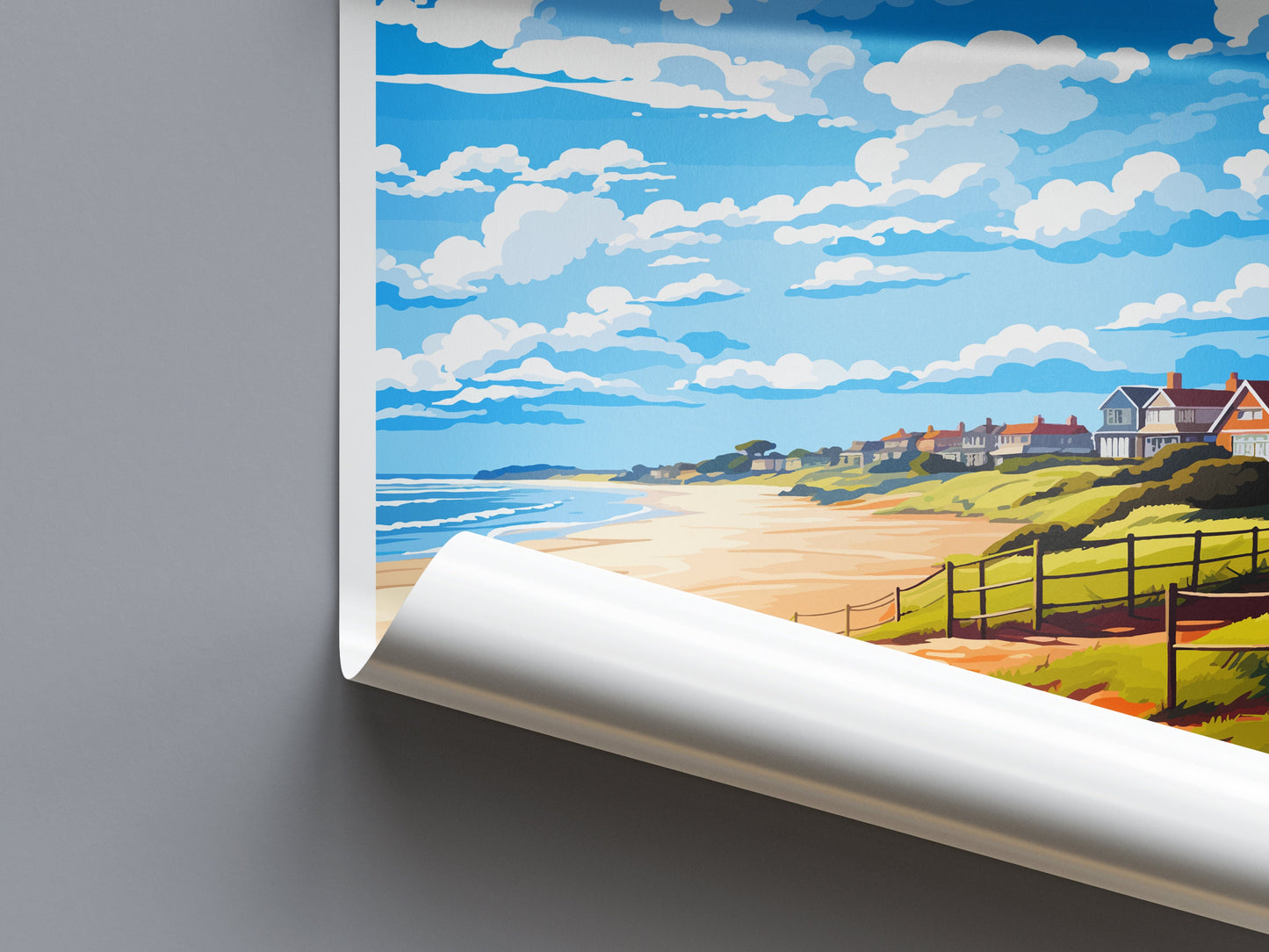 Suffolk Coast Heaths Travel Print Wall Art Suffolk Coast Heaths Wall Hanging Home Decor Suffolk Coast Heaths Gift Art Lovers Wall Art