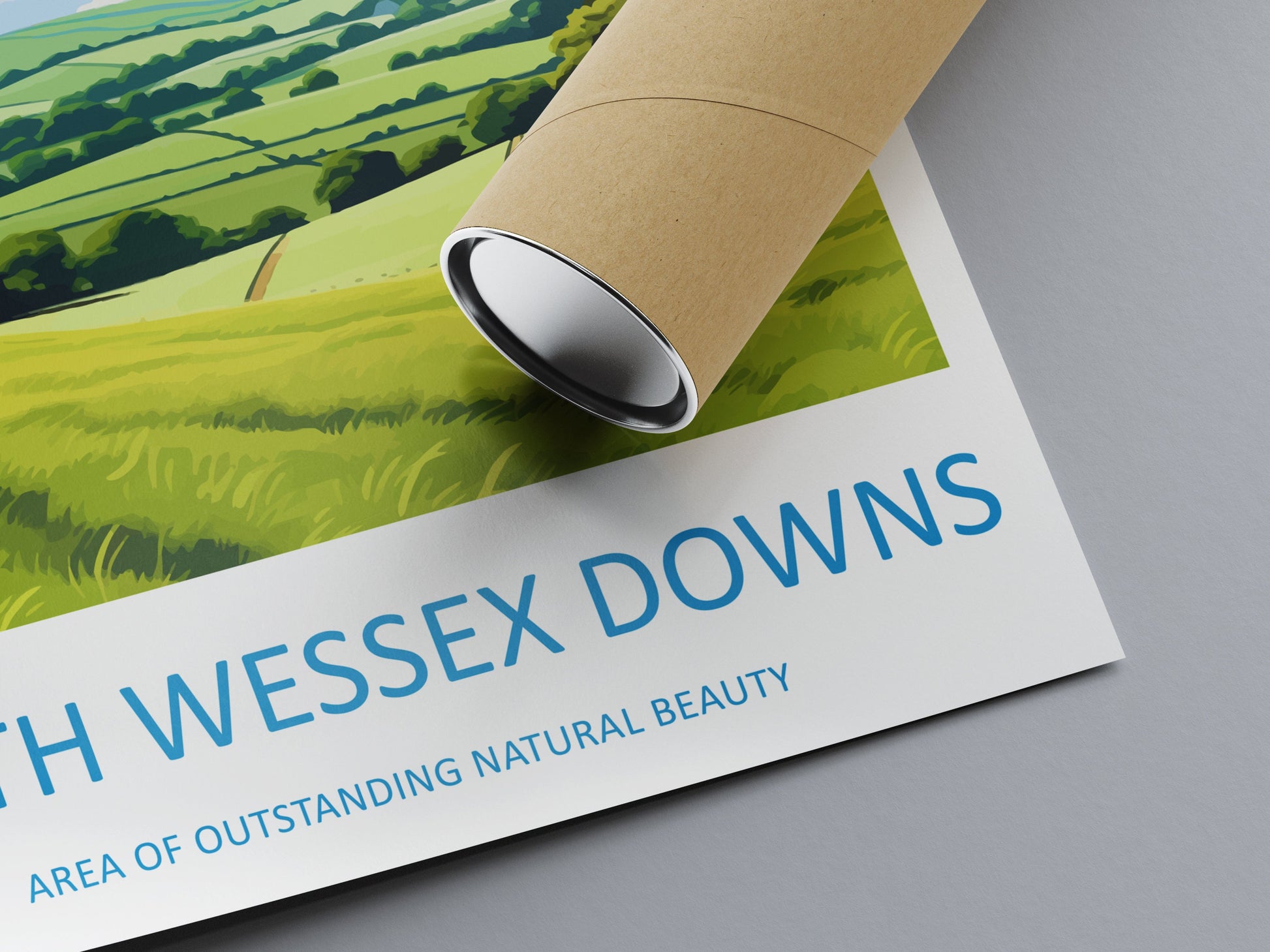 North Wessex Downs Travel Print Wall Art North Wessex Downs Wall Hanging Home Decor North Wessex Downs Gift Art Lovers Wall Art AONB Print