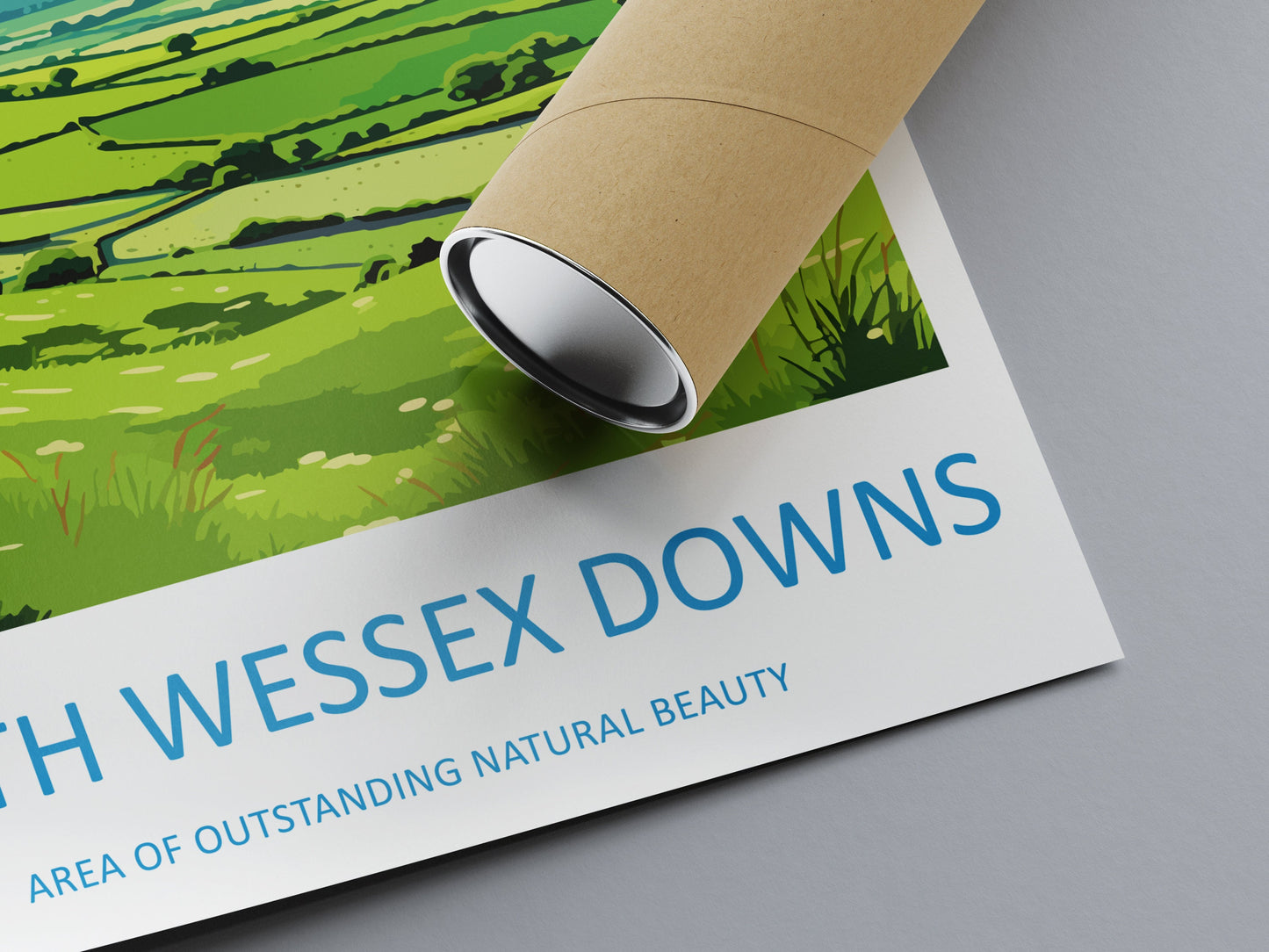 North Wessex Downs Travel Print Wall Art North Wessex Downs Wall Hanging Home Decor North Wessex Downs Gift Art Lovers Wall Art AONB Print