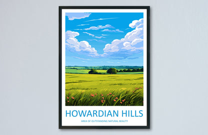 Howardian Hills Travel Print Wall Art Howardian Hills Wall Hanging Home Decor Howardian Hills Gift Art Lovers Wall Art AONB Print