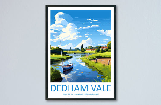 Dedham Vale Travel Print Wall Art Dedham Vale Wall Hanging Home Decor Dedham Vale Gift Art Lovers Wall Art AONB Print