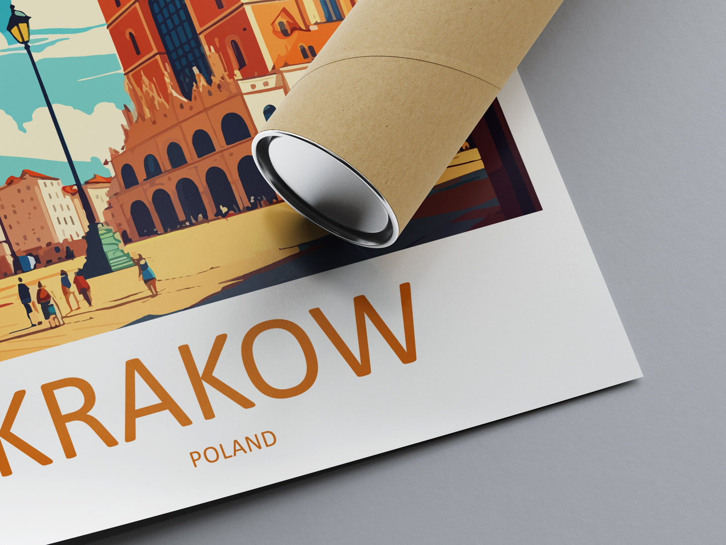 Krakow Travel Print Wall Art Krakow Wall Hanging Home Décor Krakow Gift Art Lovers Poland Art Lover Gift Krakow Travel Wall Art