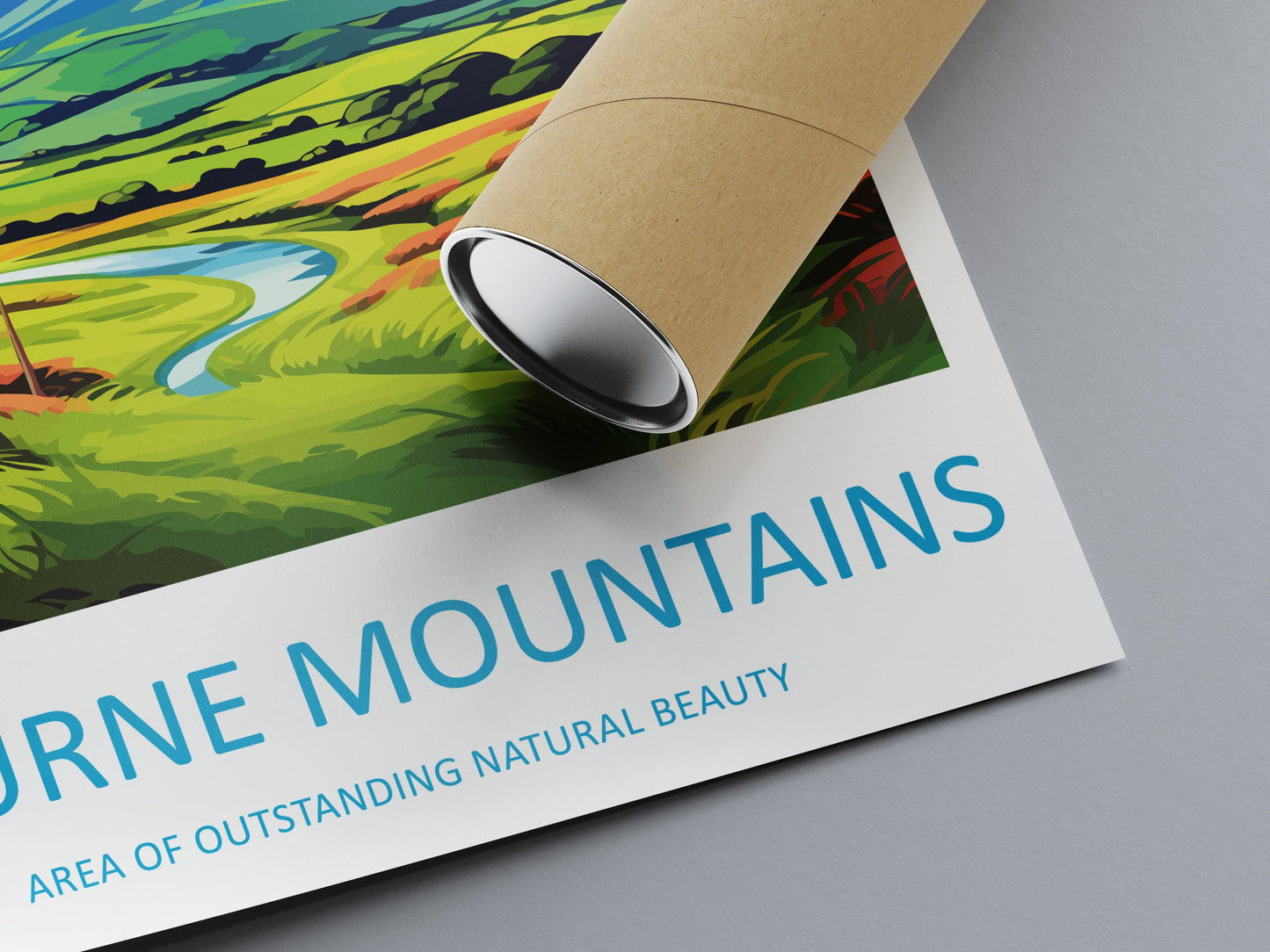 Mourne Mountains Travel Print Wall Art Mourne Mountains Wall Hanging Home Decor Mourne Mountains Gift Art Lovers Wall Art AONB Print