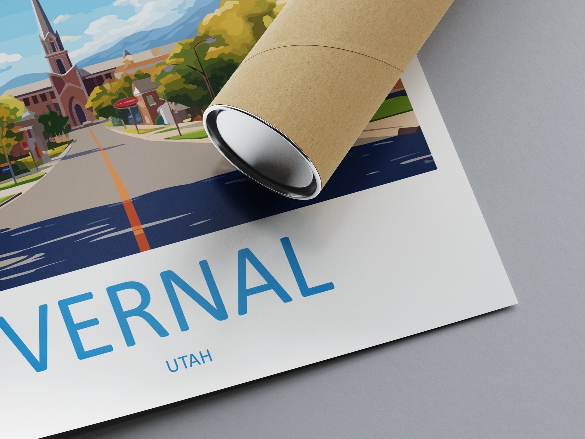 Vernal Travel Print Wall Art Vernal Wall Hanging Home Décor Vernal Gift Art Lovers Utah Art Lover Gift Travel Posters Wall Art