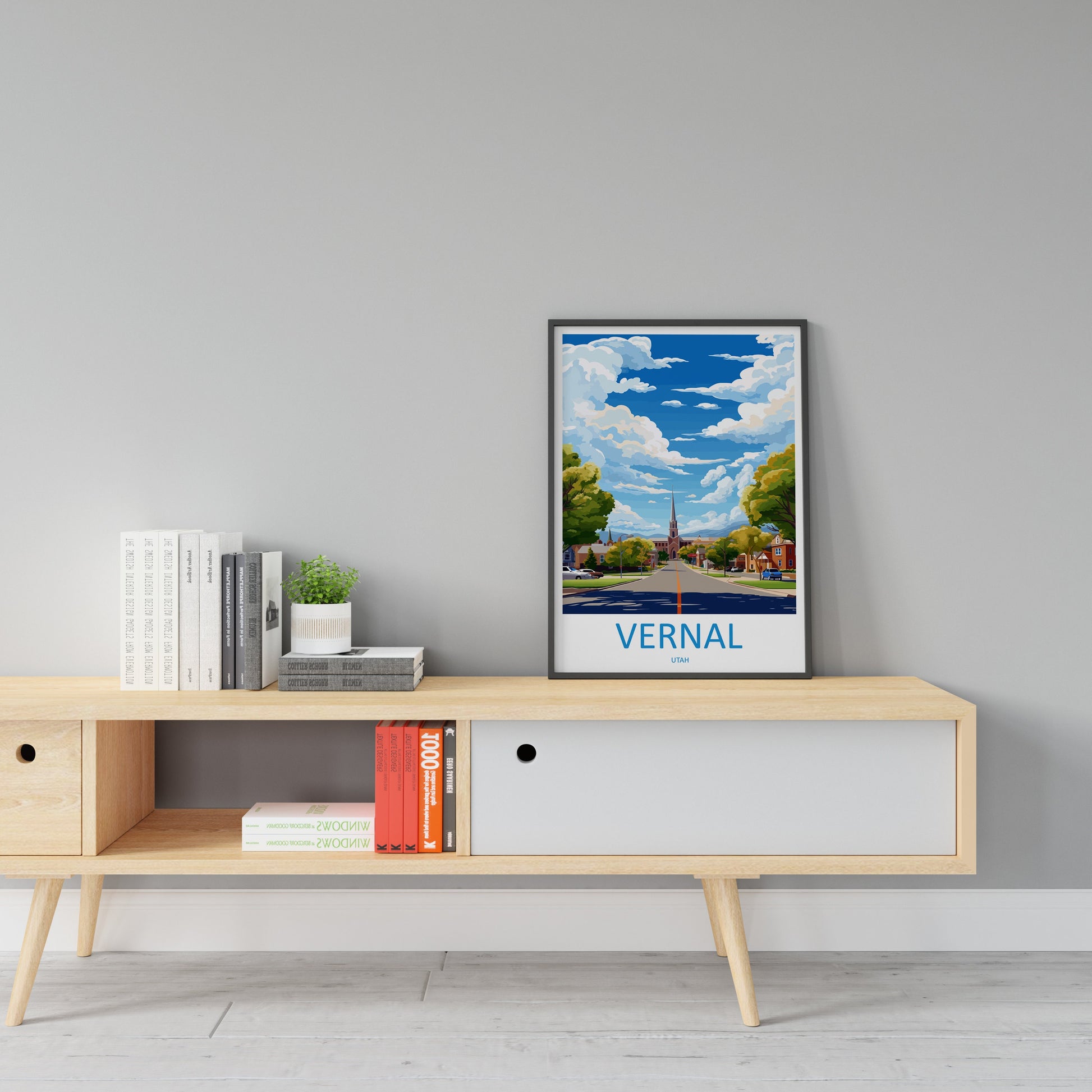 Vernal Travel Print Wall Art Vernal Wall Hanging Home Décor Vernal Gift Art Lovers Utah Art Lover Gift Travel Posters Wall Art