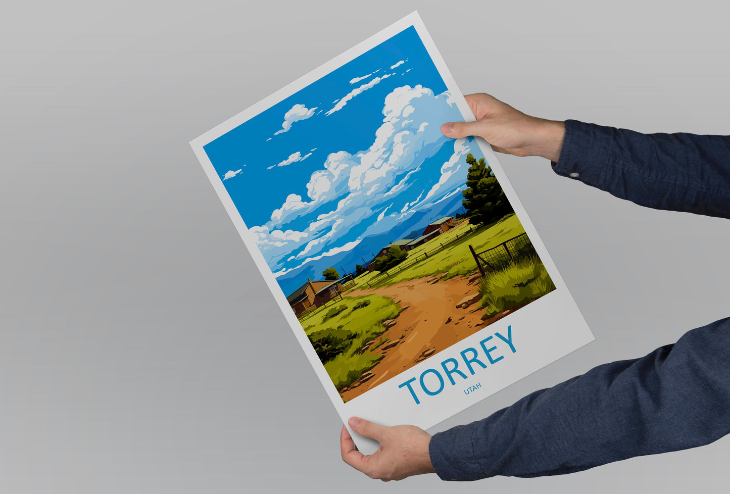 Torrey Travel Print Wall Art Torrey Wall Hanging Home Décor Torrey Gift Art Lovers Utah Art Lover Gift Travel Posters Wall Art