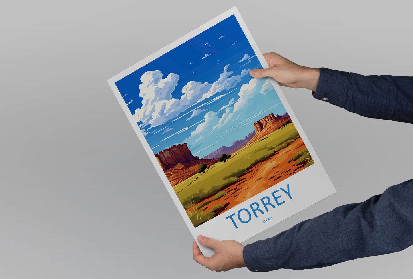 Torrey Travel Print Wall Art Torrey Wall Hanging Home Décor Torrey Gift Art Lovers Utah Art Lover Gift Travel Posters Wall Art