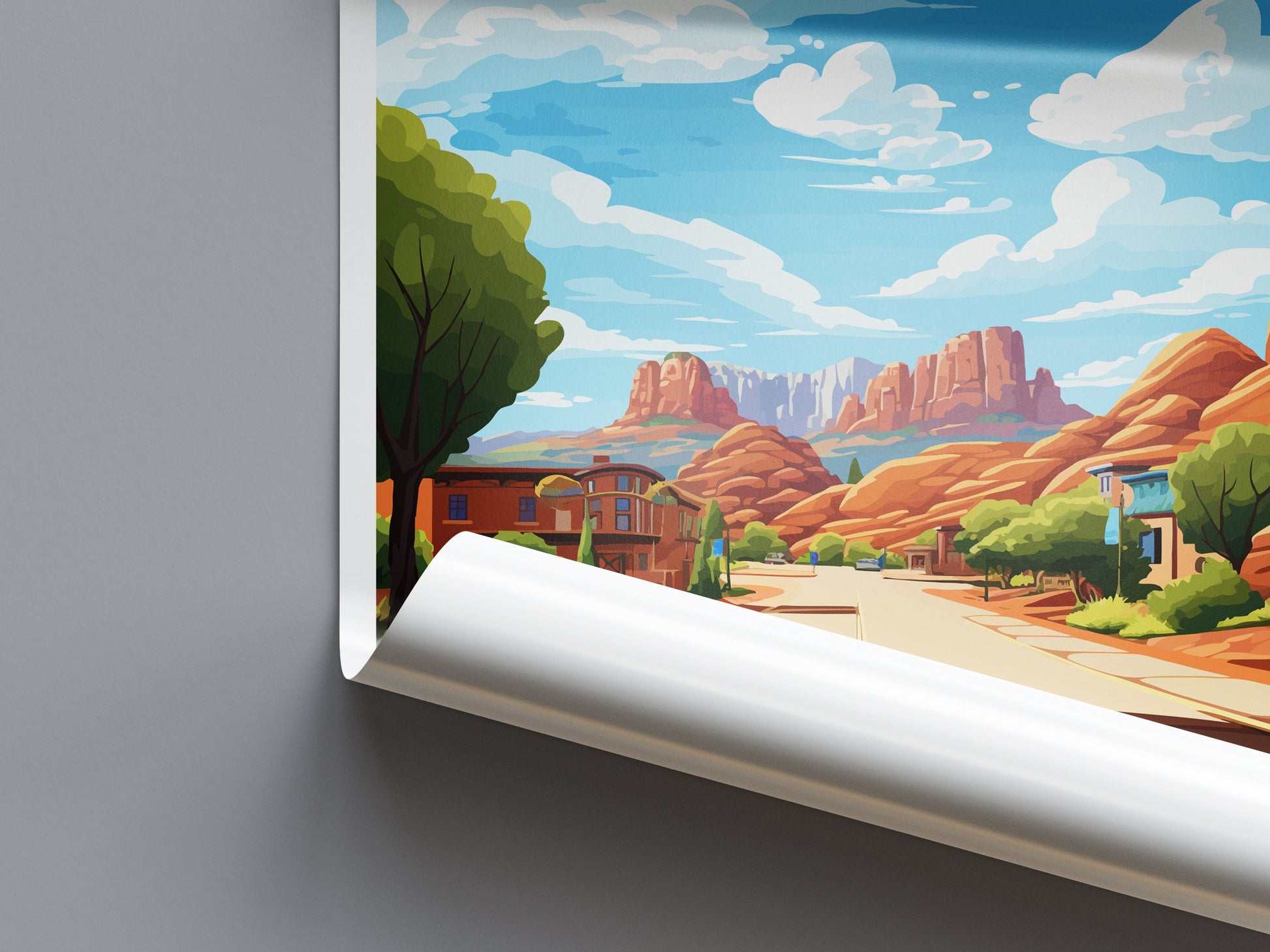 St George Travel Print Wall Art St George Wall Hanging Home Décor St George Gift Art Lovers Utah Art Lover Gift Travel Posters Wall Art