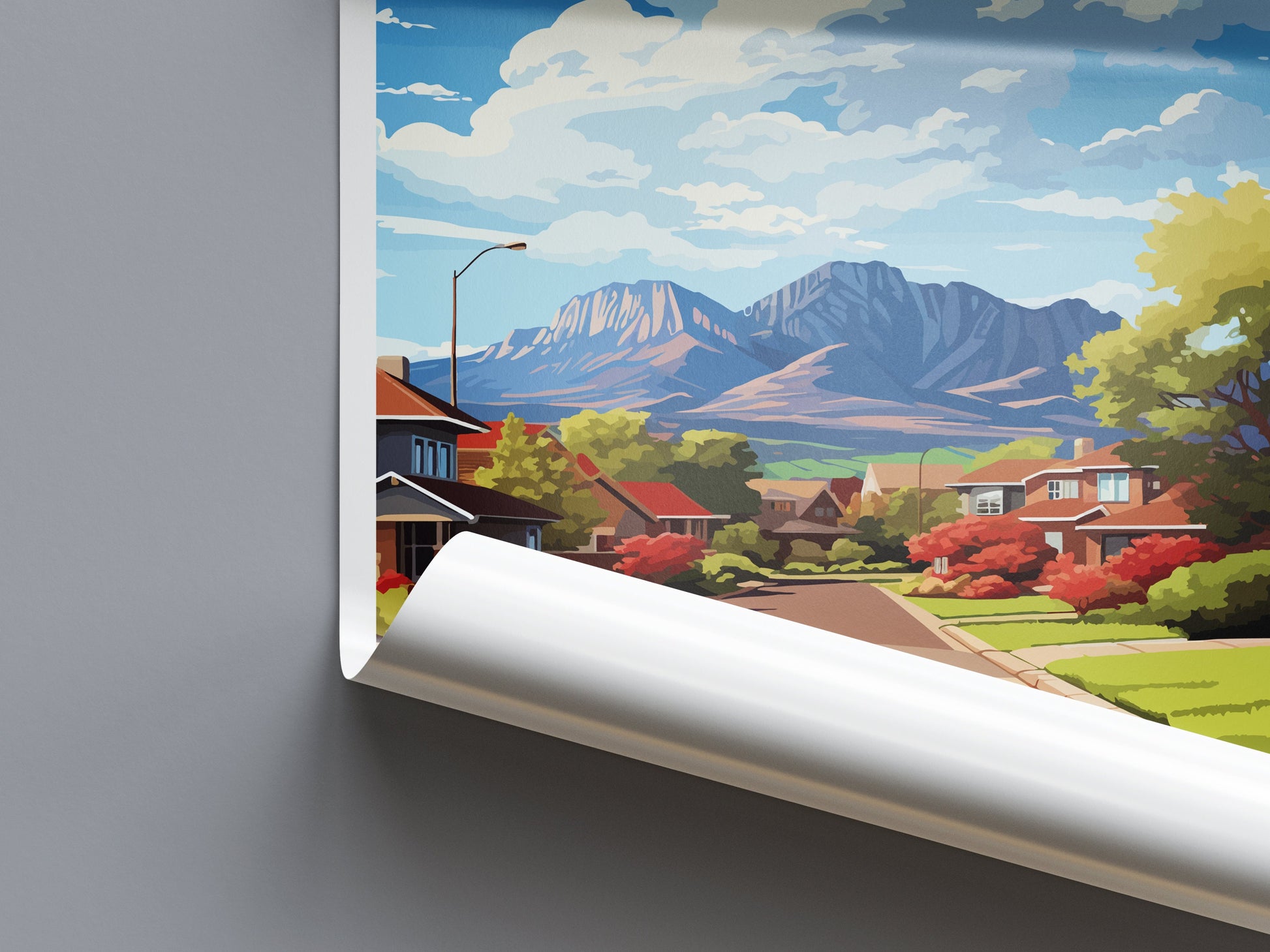Springdale Travel Print Wall Art Springdale Wall Hanging Home Décor Springdale Gift Art Lovers Utah Art Lover Gift Travel Posters Wall Art