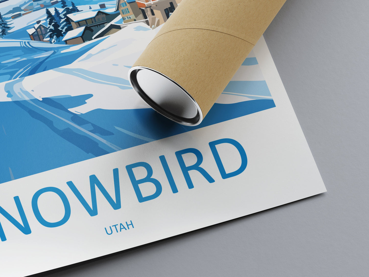 Snowbird Travel Print Wall Art Snowbird Wall Hanging Home Décor Snowbird Gift Art Lovers Utah Art Lover Gift Travel Posters Wall Art