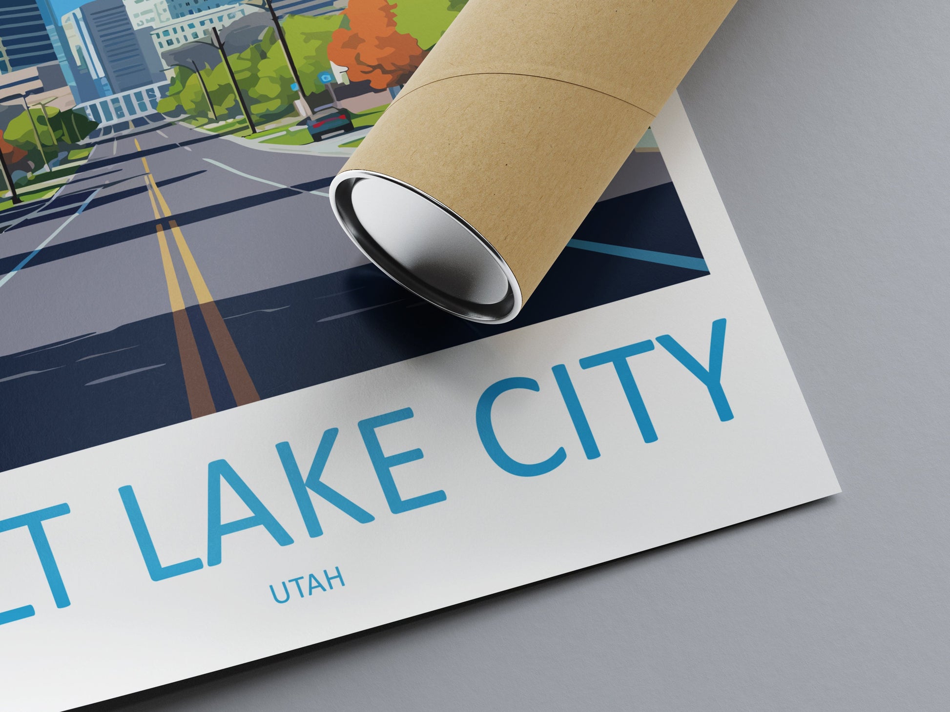 Salt Lake City Travel Print Wall Art Salt Lake City Wall Hanging Home Décor Salt Lake City Gift Art Lovers Utah Art Lover Gift Travel Poster