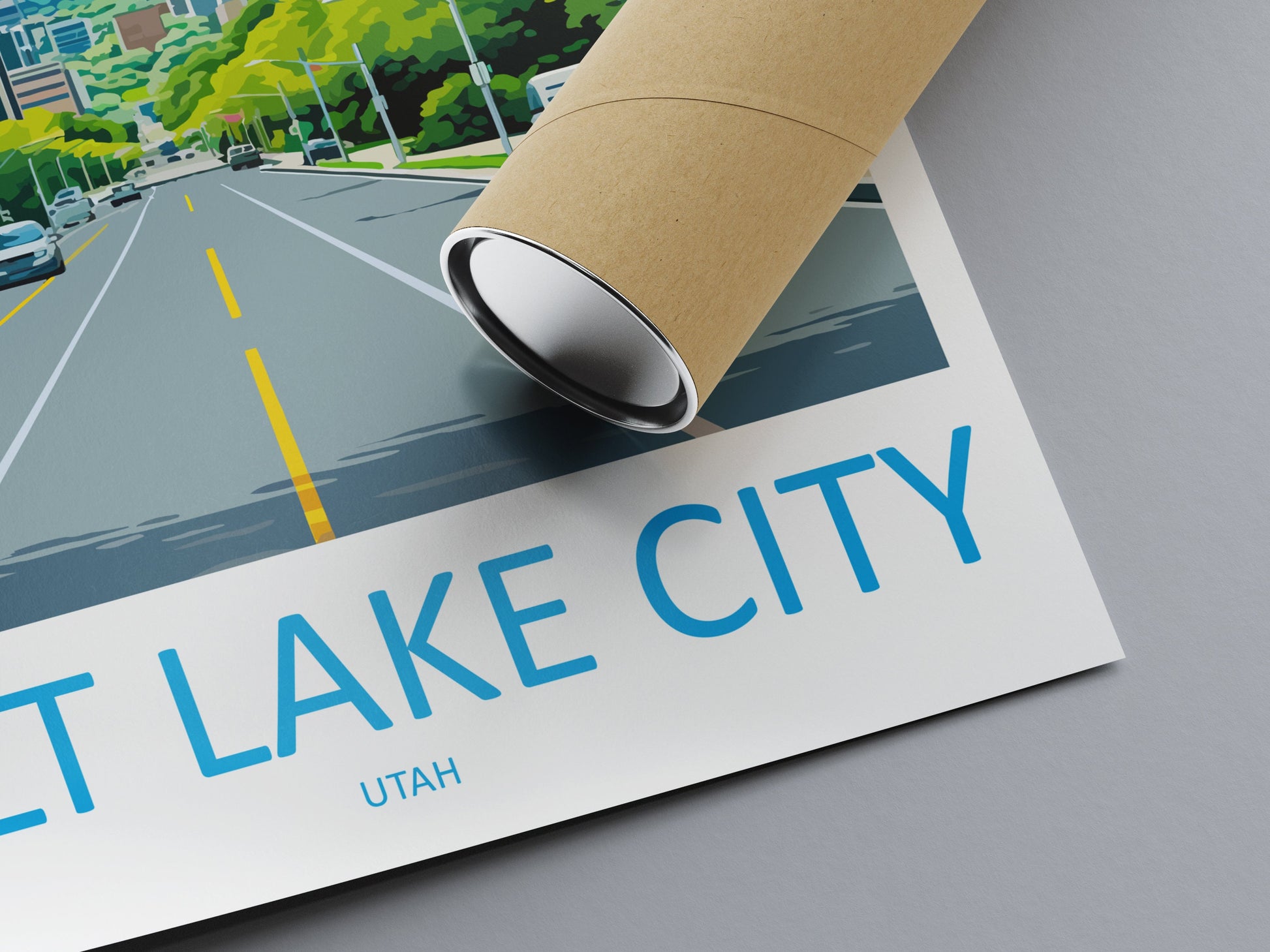 Salt Lake City Travel Print Wall Art Salt Lake City Wall Hanging Home Décor Salt Lake City Gift Art Lovers Utah Art Lover Gift Travel Poster
