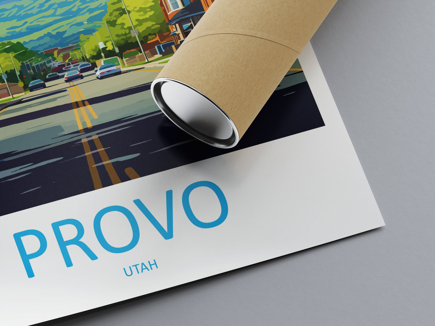 Provo Travel Print Wall Art Provo Wall Hanging Home Décor Provo Gift Art Lovers Utah Art Lover Gift Travel Poster