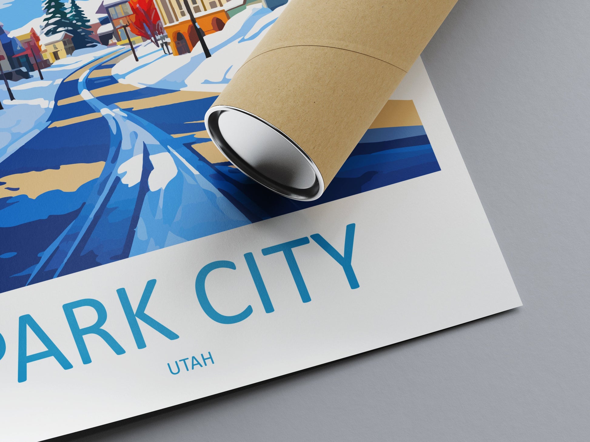 Park City Travel Print Wall Art Park City Wall Hanging Home Décor Park City Gift Art Lovers Utah Art Lover Gift Travel Poster