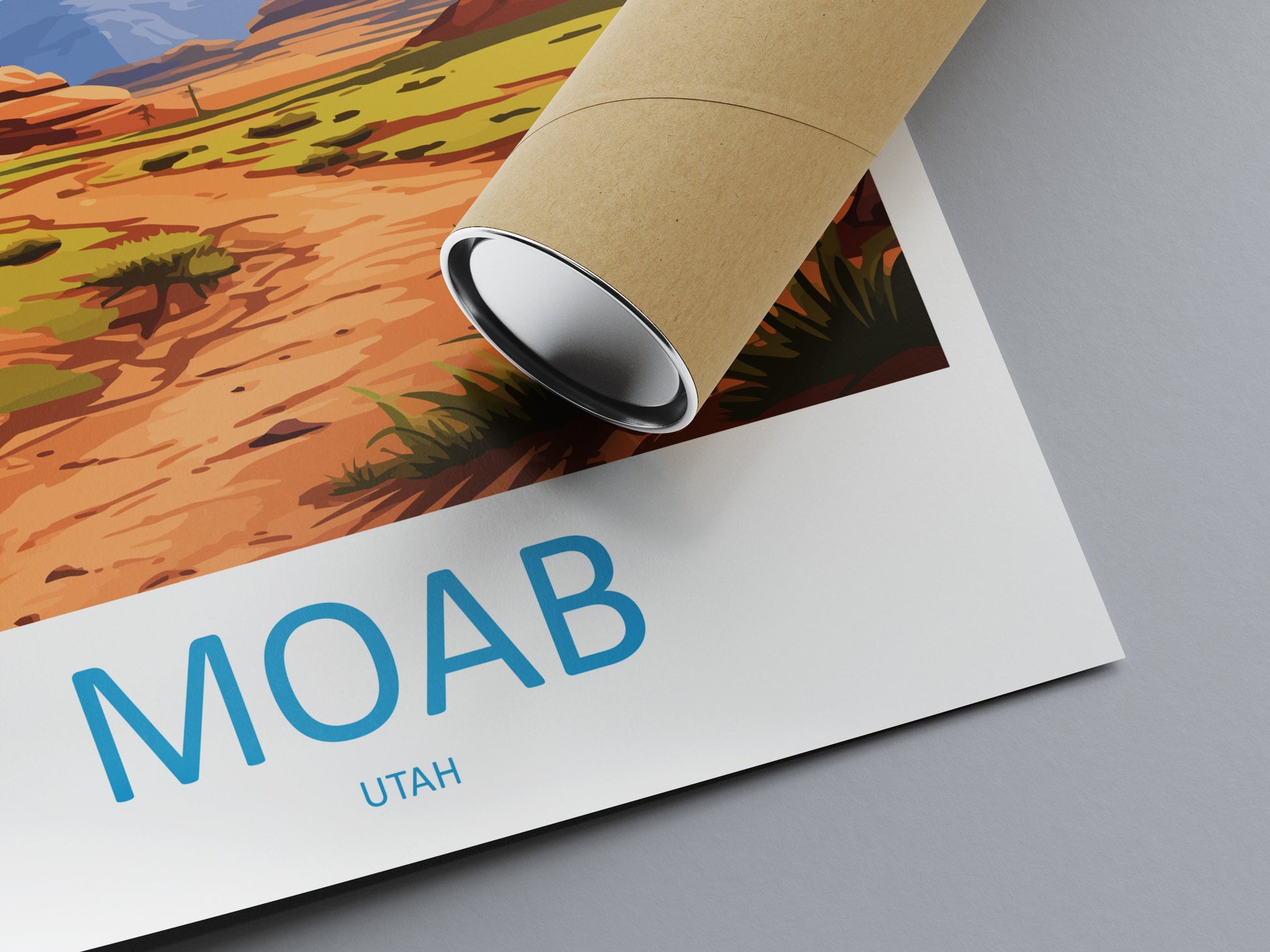 Moab Travel Print Wall Art Moab Wall Hanging Home Décor Moab Gift Art Lovers Utah Art Lover Gift Travel Poster