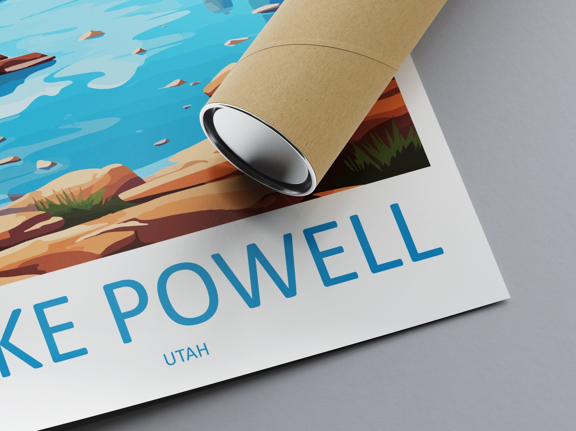Lake Powell Travel Print Wall Art Lake Powell Wall Hanging Home Décor Lake Powell Gift Art Lovers Utah Art Lover Gift Travel Poster