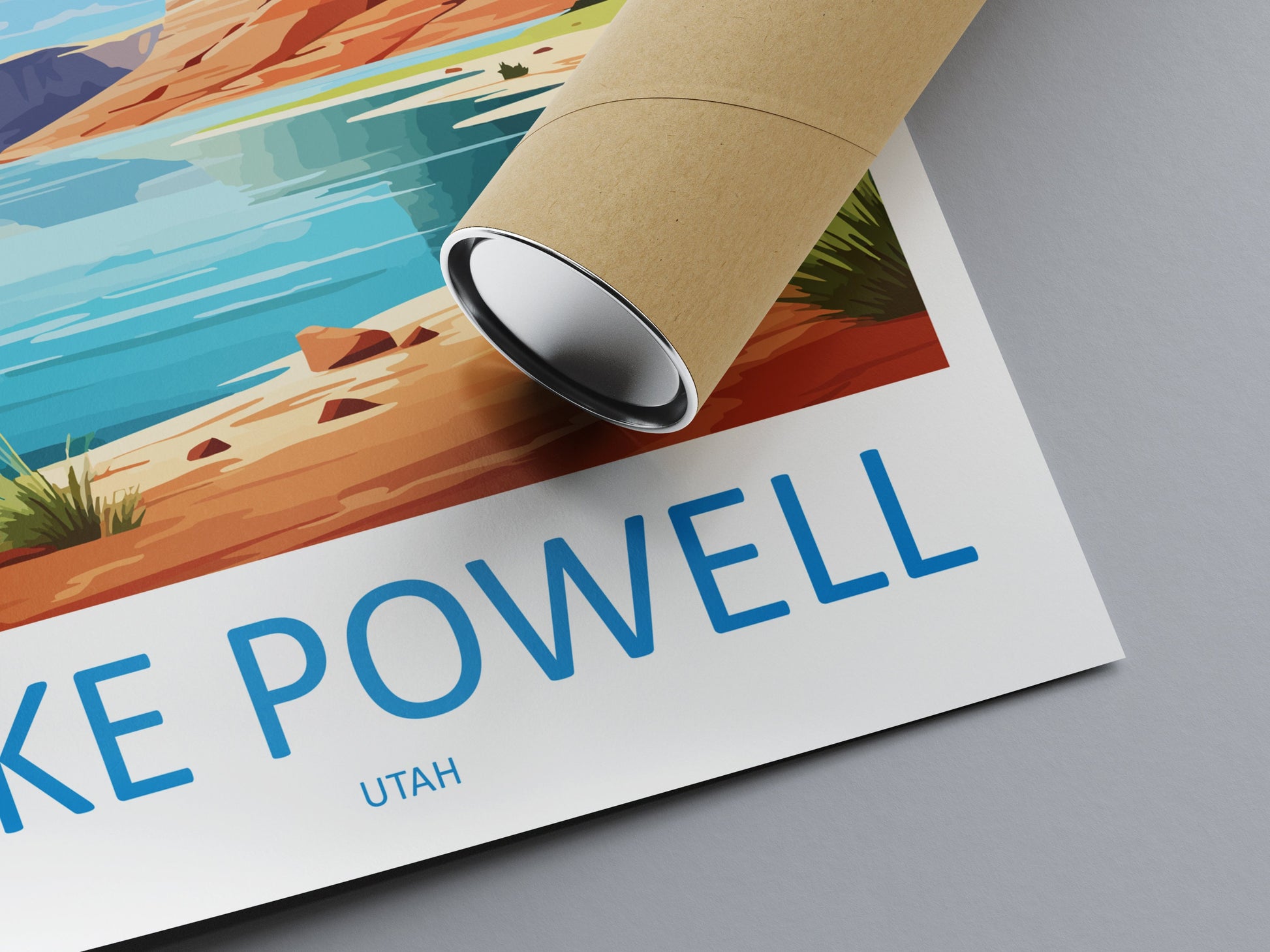 Lake Powell Travel Print Wall Art Lake Powell Wall Hanging Home Décor Lake Powell Gift Art Lovers Utah Art Lover Gift Travel Poster