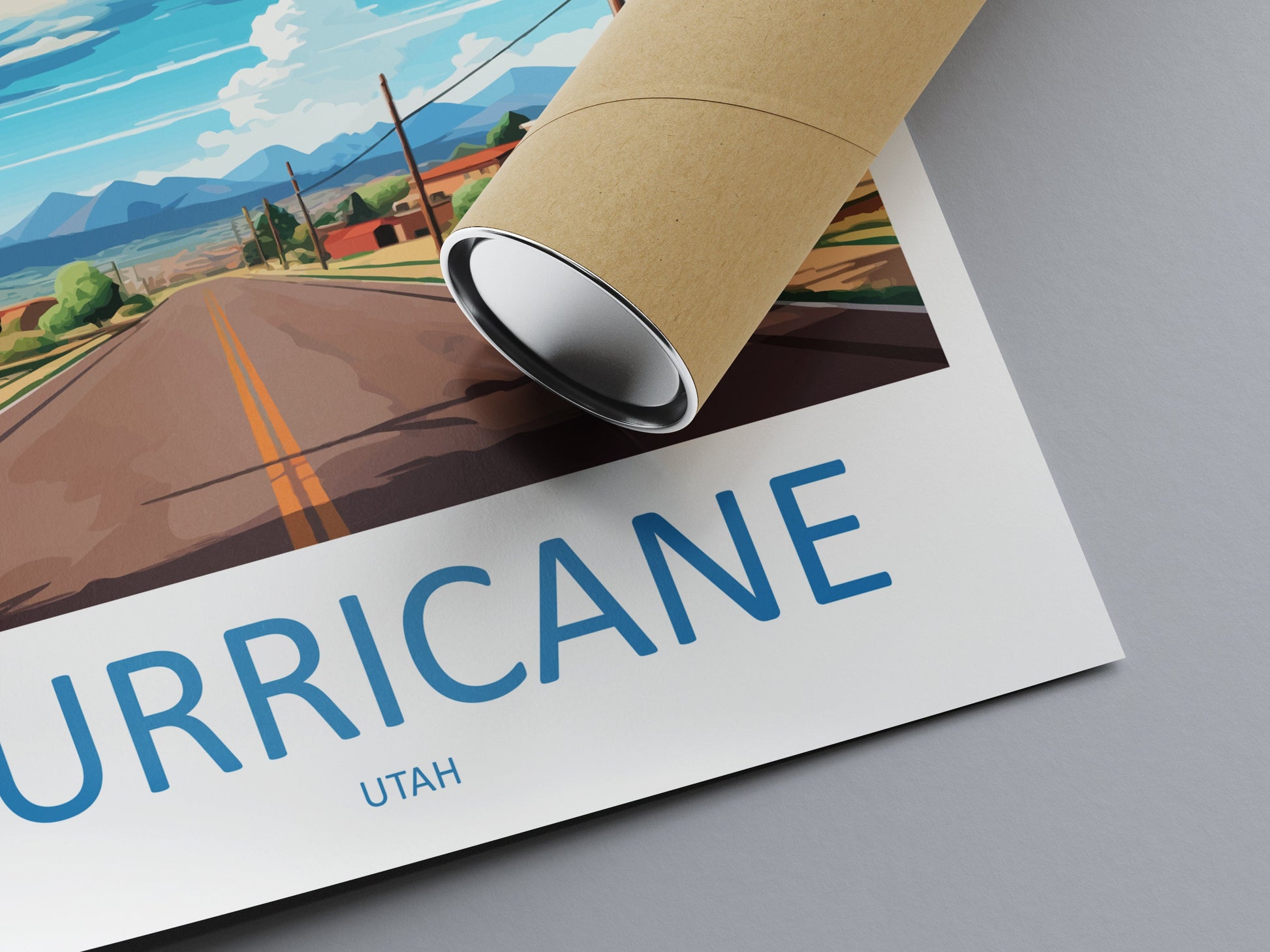 Hurricane Travel Print Wall Art Hurricane Wall Hanging Home Décor Hurricane Gift Art Lovers Utah Art Lover Gift Travel Poster