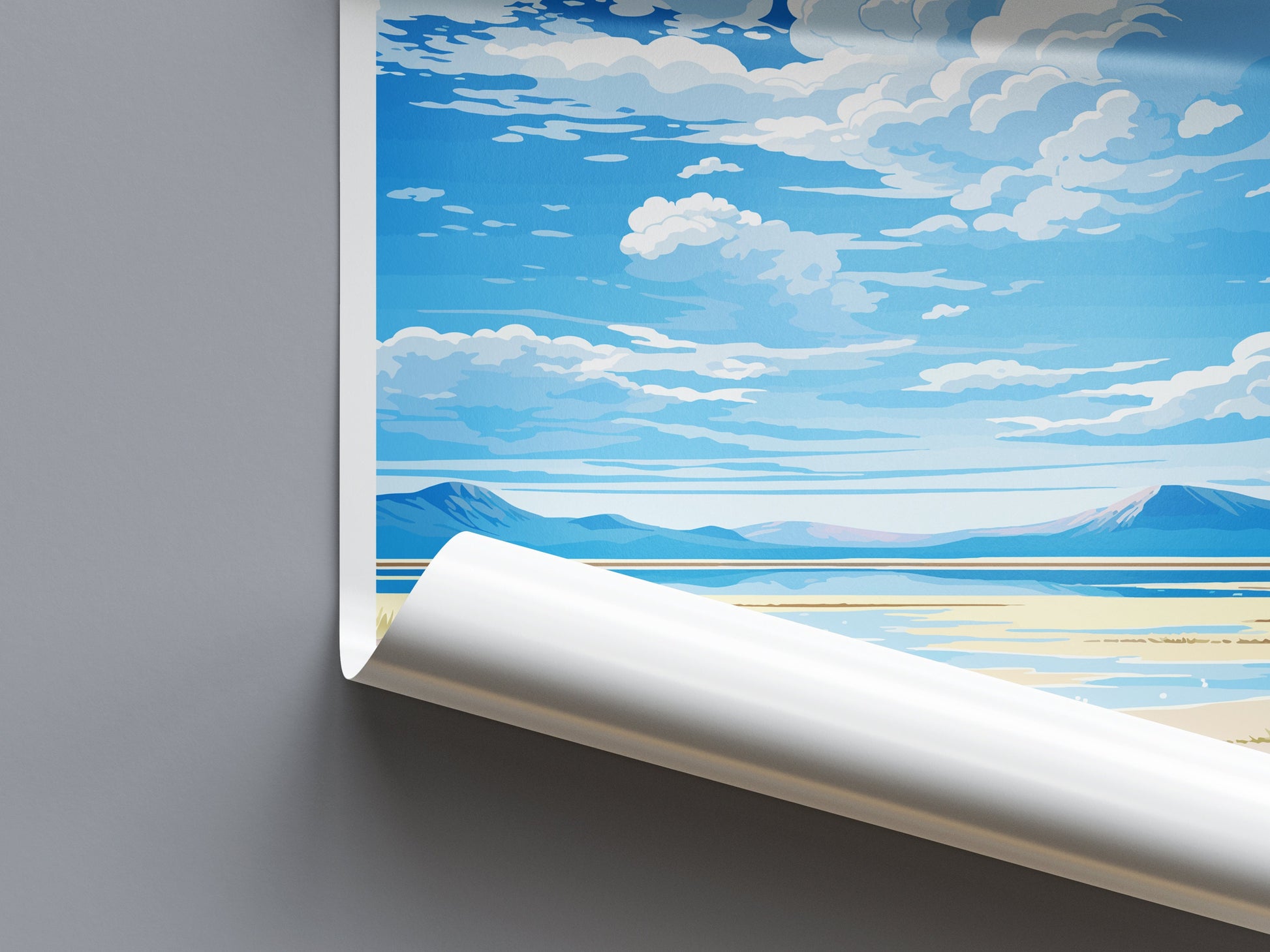 Great Salt Lake Travel Print Wall Art Great Salt Lake Wall Hanging Home Décor Great Salt Lake Gift Art Lovers Utah Art Lover Gift