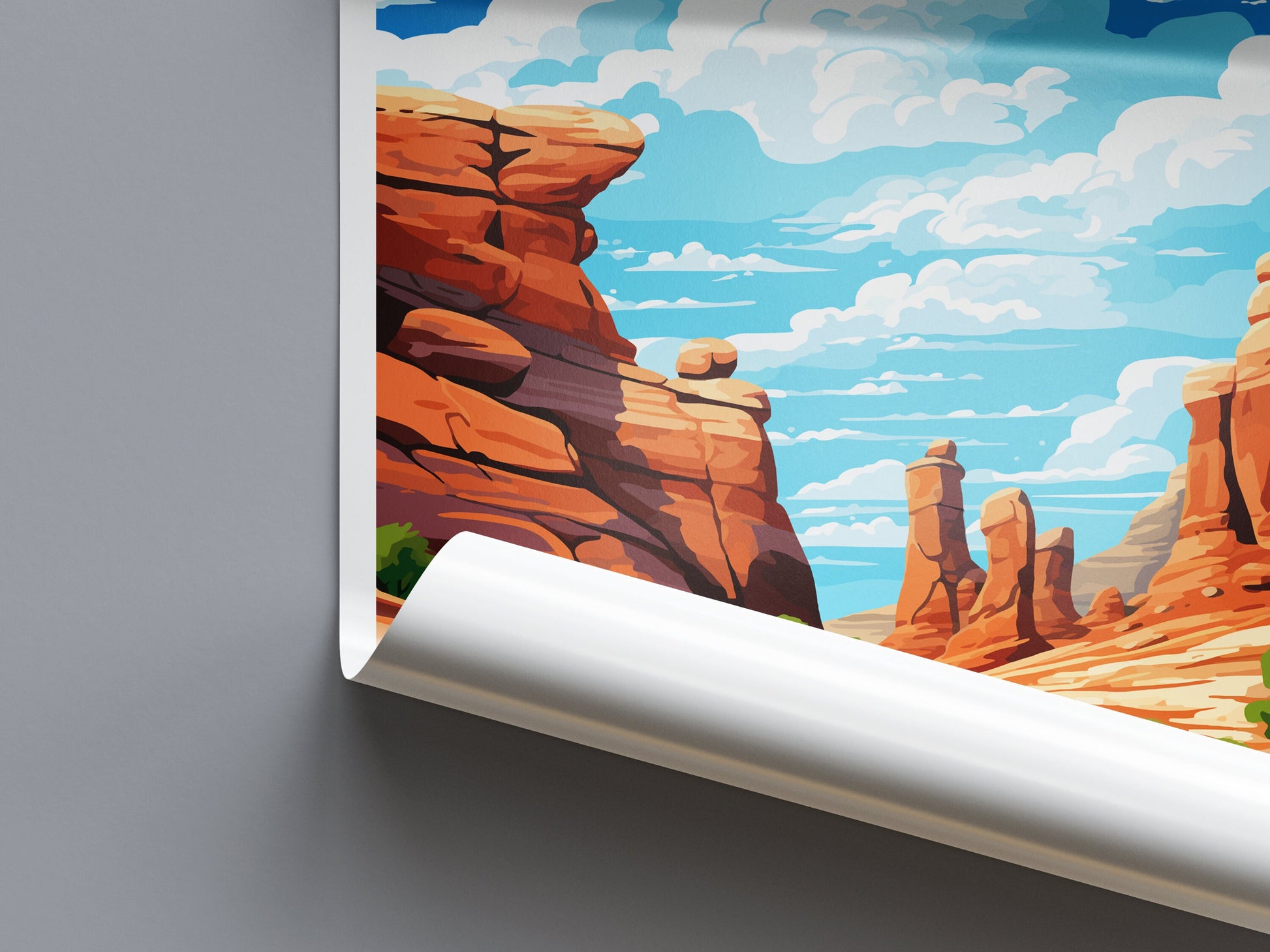 Escalante Travel Print Wall Art Escalante Wall Hanging Home Décor Great Escalante Art Lovers Utah Art Lover Gift
