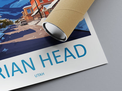 Brian Head Travel Print Wall Art Brian Head Wall Hanging Home Décor Brian Head Art Lovers Utah Art Lover Gift