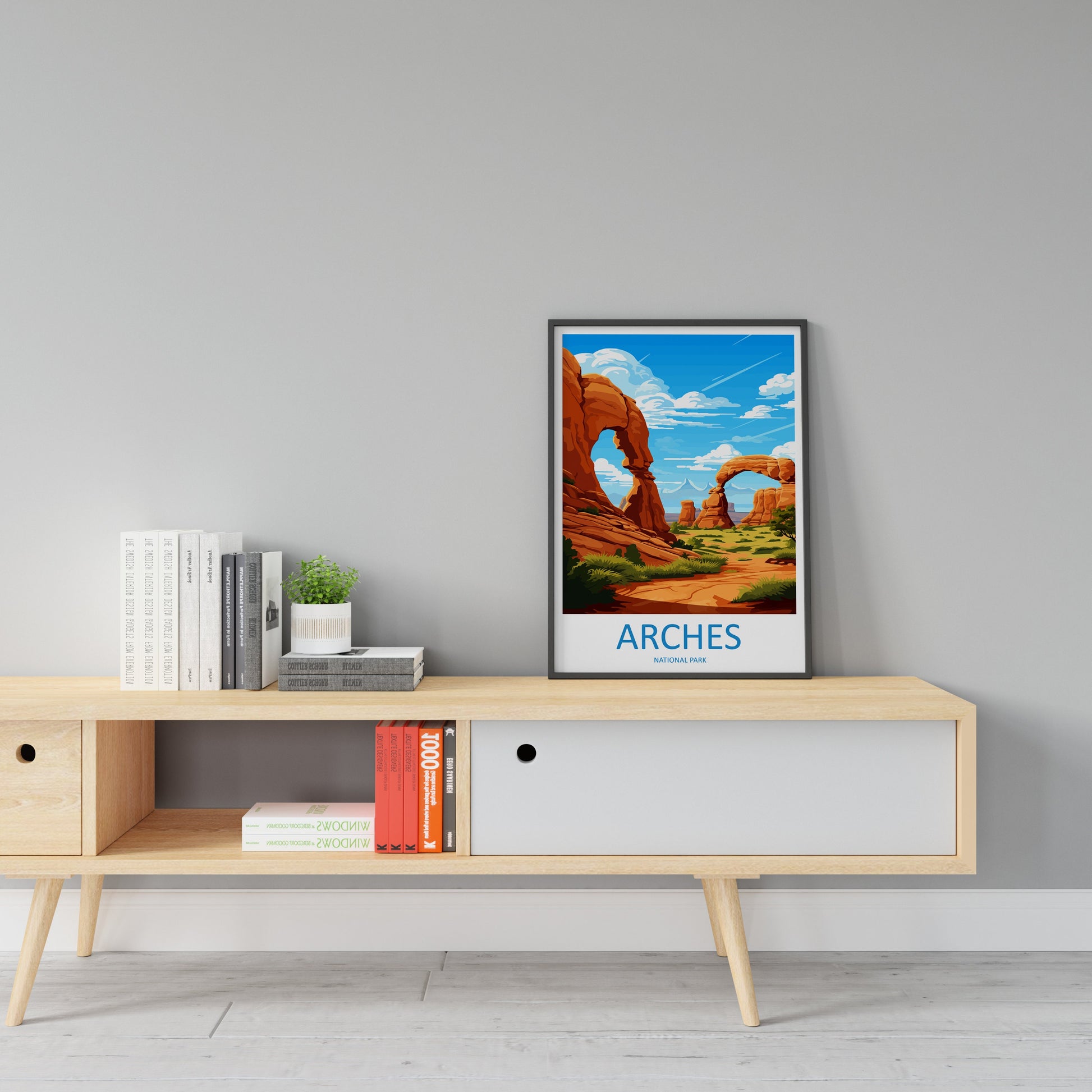 Arches National Park Travel Print Wall Art Arches National Park Wall Hanging Home Décor Arches National Park Art Lovers Utah Art Lover Gift
