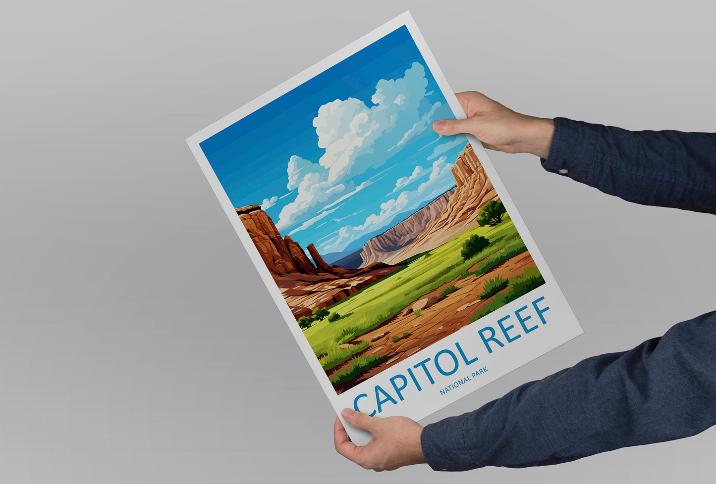 Capitol Reef National Park Travel Print Wall Art Capitol Reef National Park Wall Hanging Home Décor Capitol Reef National Park Art Lovers