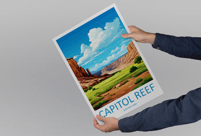 Capitol Reef National Park Travel Print Wall Art Capitol Reef National Park Wall Hanging Home Décor Capitol Reef National Park Art Lovers