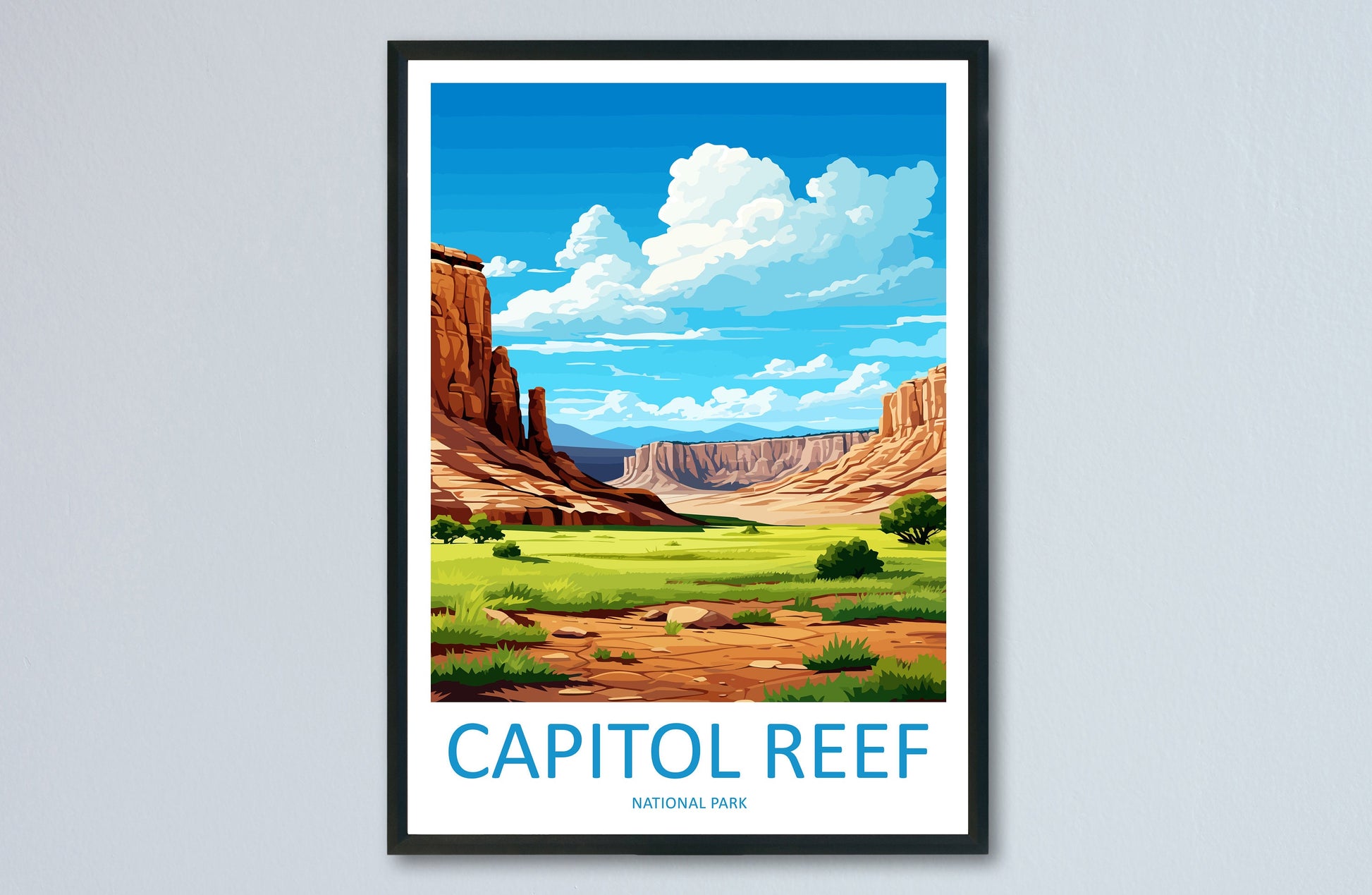 Capitol Reef National Park Travel Print Wall Art Capitol Reef National Park Wall Hanging Home Décor Capitol Reef National Park Art Lovers
