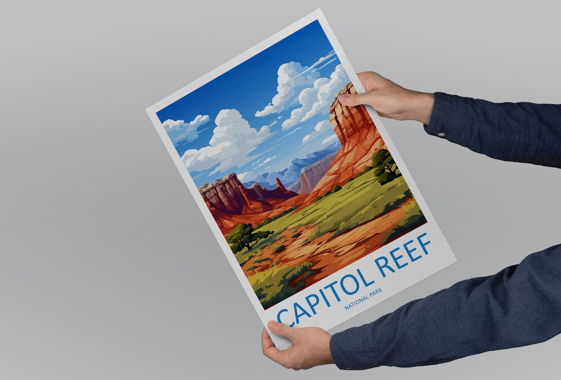 Capitol Reef National Park Travel Print Wall Art Capitol Reef National Park Wall Hanging Home Décor Capitol Reef National Park Art Lovers