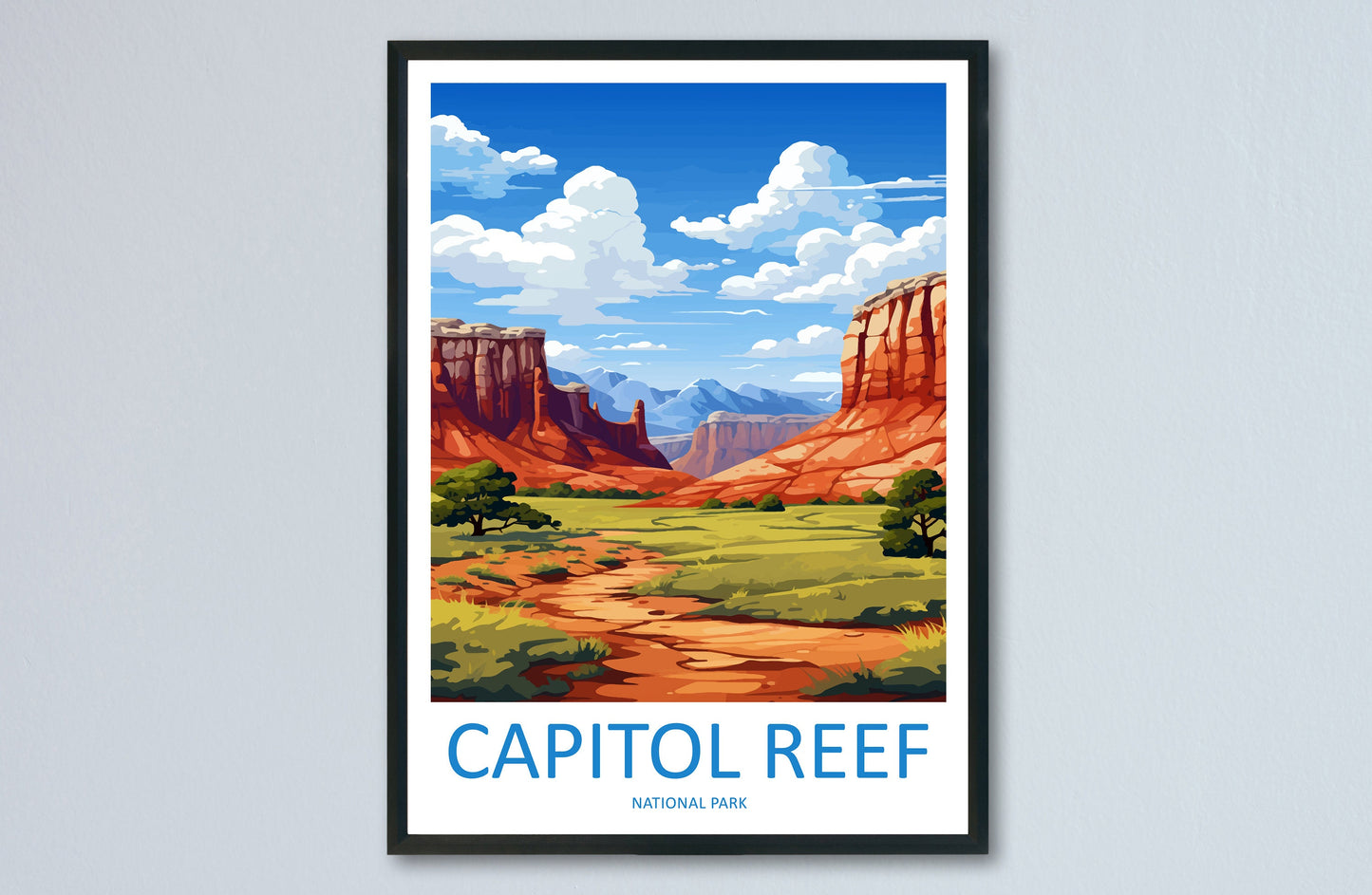 Capitol Reef National Park Travel Print Wall Art Capitol Reef National Park Wall Hanging Home Décor Capitol Reef National Park Art Lovers