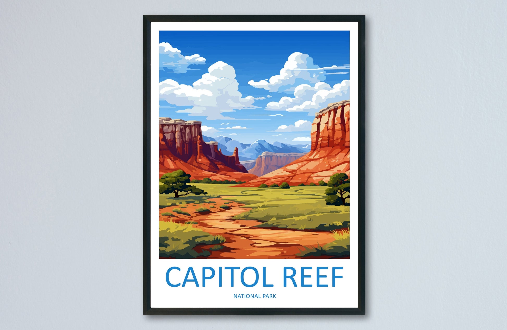 Capitol Reef National Park Travel Print Wall Art Capitol Reef National Park Wall Hanging Home Décor Capitol Reef National Park Art Lovers