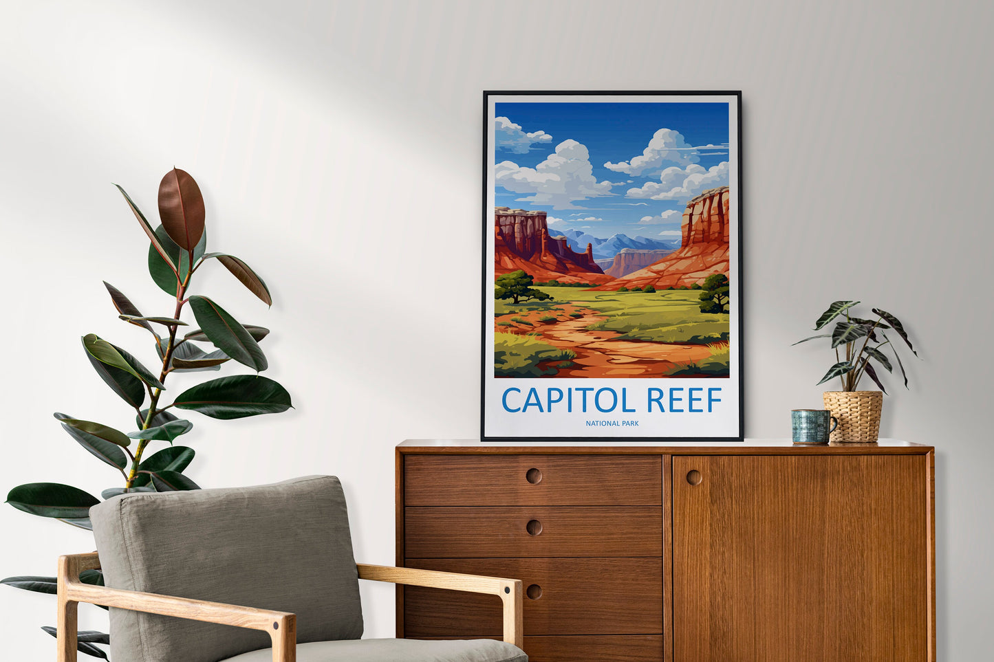 Capitol Reef National Park Travel Print Wall Art Capitol Reef National Park Wall Hanging Home Décor Capitol Reef National Park Art Lovers