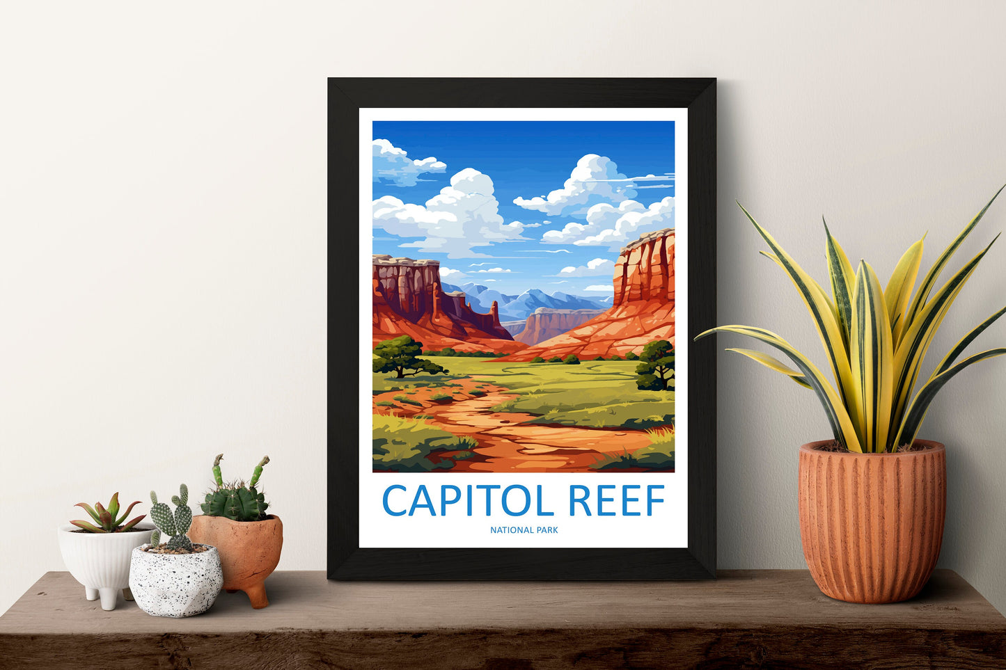 Capitol Reef National Park Travel Print Wall Art Capitol Reef National Park Wall Hanging Home Décor Capitol Reef National Park Art Lovers