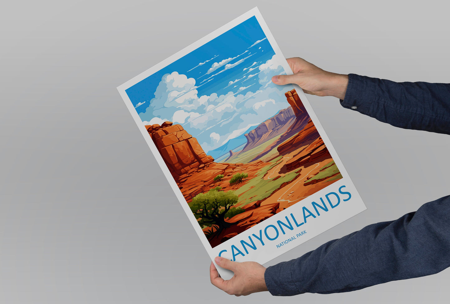 Canyonlands National Park Travel Print Wall Art Canyonlands National Park Wall Hanging Home Décor Canyonlands National Park Art Lovers