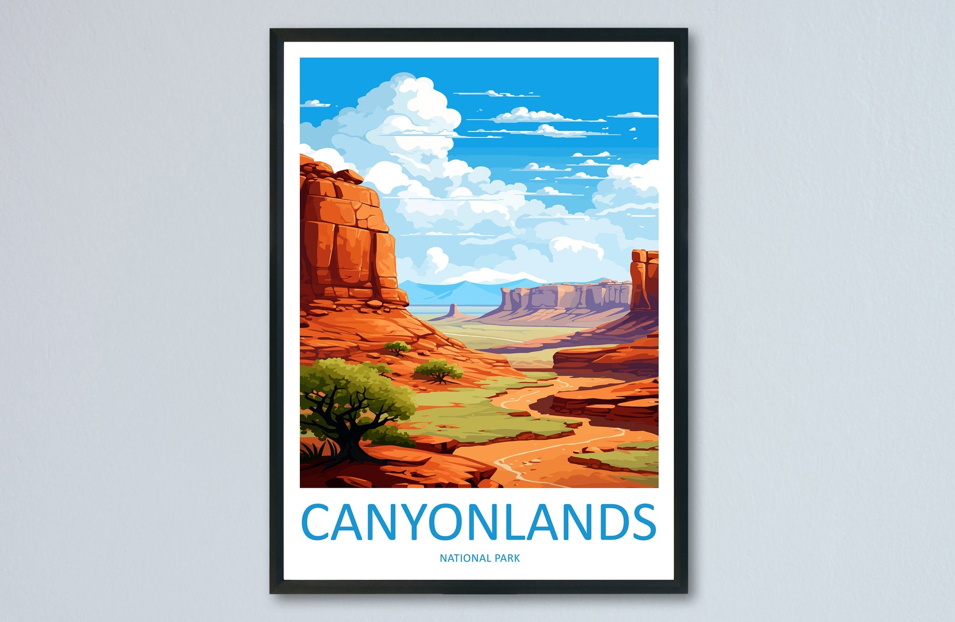 Canyonlands National Park Travel Print Wall Art Canyonlands National Park Wall Hanging Home Décor Canyonlands National Park Art Lovers