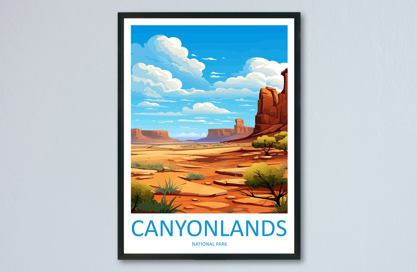 Canyonlands National Park Travel Print Wall Art Canyonlands National Park Wall Hanging Home Décor Canyonlands National Park Art Lovers