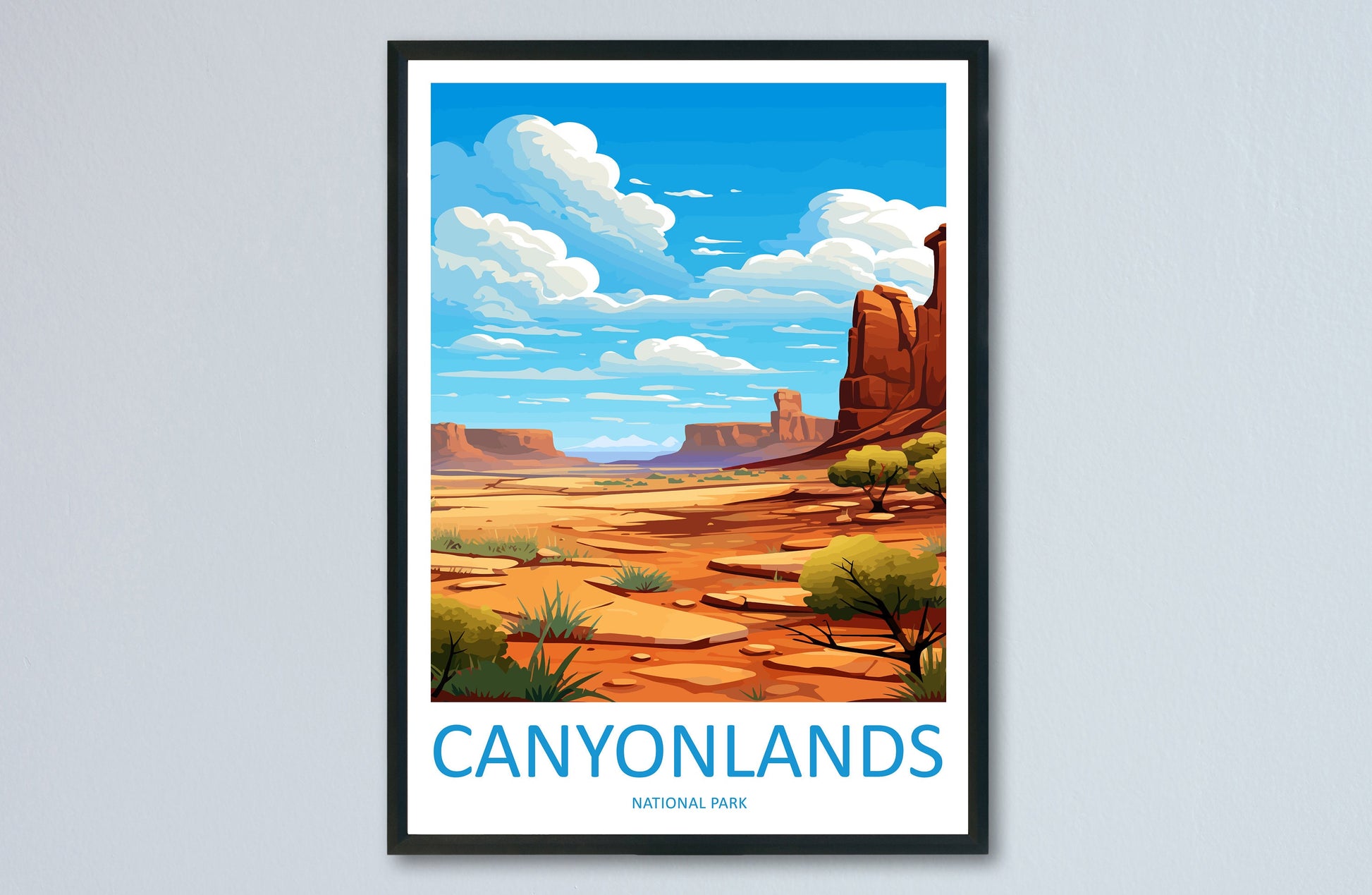 Canyonlands National Park Travel Print Wall Art Canyonlands National Park Wall Hanging Home Décor Canyonlands National Park Art Lovers