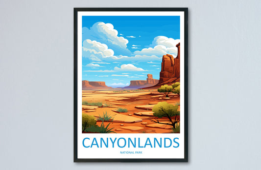 Canyonlands National Park Travel Print Wall Art Canyonlands National Park Wall Hanging Home Décor Canyonlands National Park Art Lovers