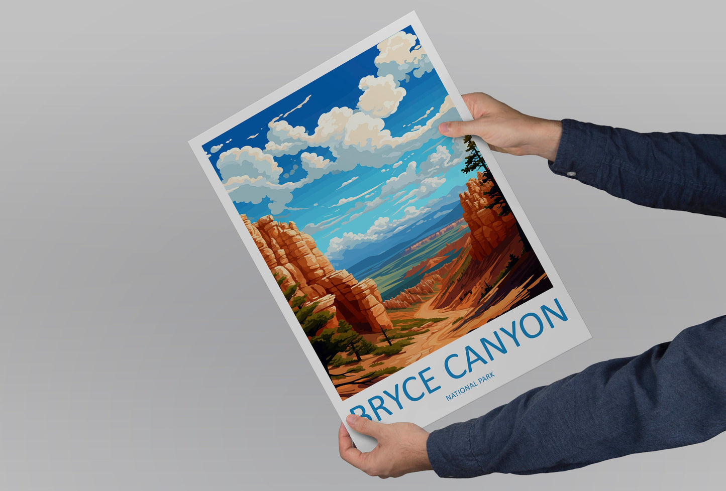 Bryce Canyon National Park Travel Print Wall Art Bryce Canyon National Park Wall Hanging Home Décor Bryce Canyon National Park Art Lovers