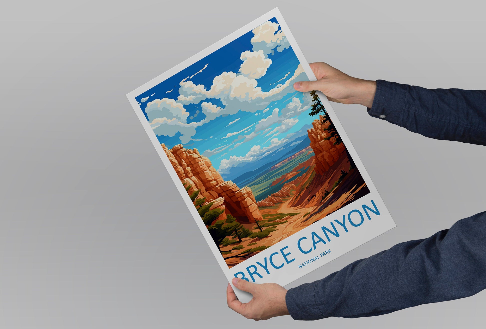 Bryce Canyon National Park Travel Print Wall Art Bryce Canyon National Park Wall Hanging Home Décor Bryce Canyon National Park Art Lovers