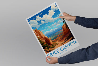 Bryce Canyon National Park Travel Print Wall Art Bryce Canyon National Park Wall Hanging Home Décor Bryce Canyon National Park Art Lovers