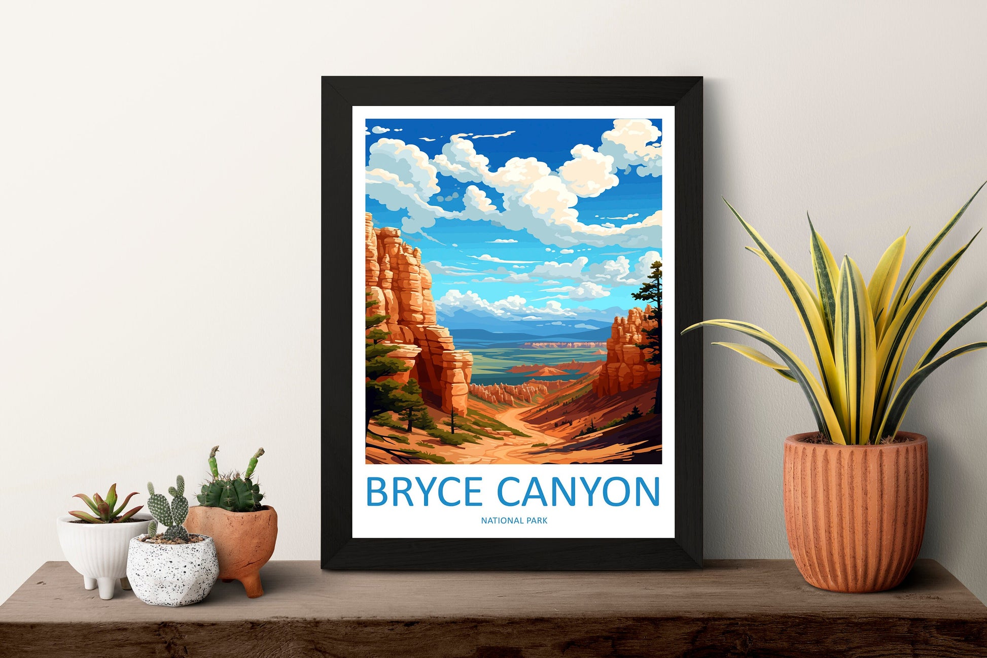Bryce Canyon National Park Travel Print Wall Art Bryce Canyon National Park Wall Hanging Home Décor Bryce Canyon National Park Art Lovers